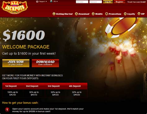 all jackpots casino bonus codes